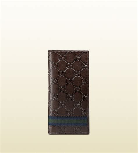 gucci breast pocket wallet|Gucci guccissima wallet.